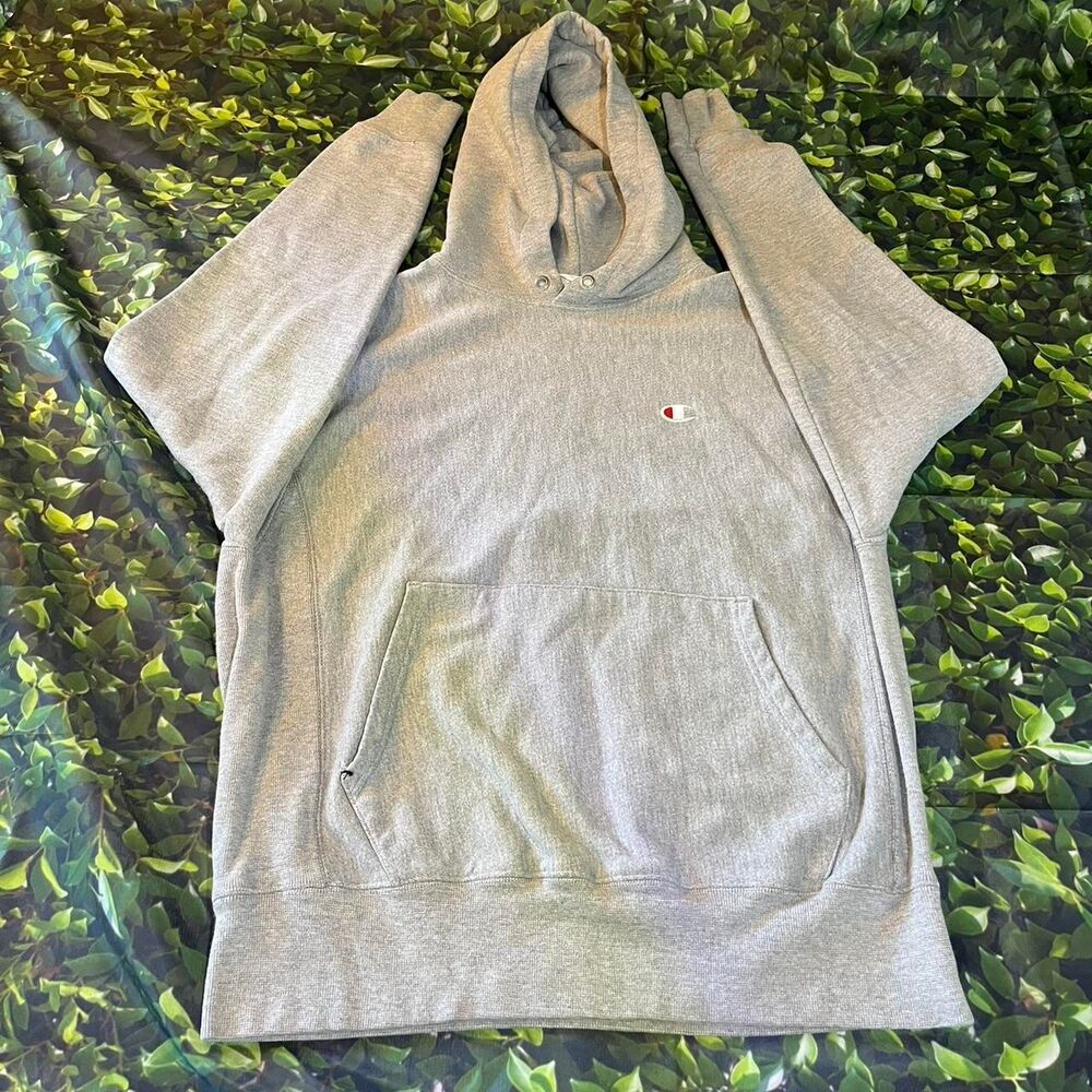 Champion Men's Grey Hoodie